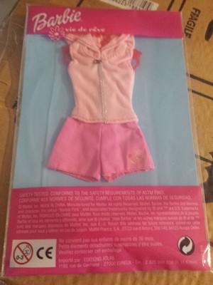 Tenue Poupée Barbie Vie de Rêve Mattel Neuf Editions Atlas Ref 4165 219 