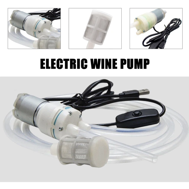 Weinheber mit Elektrisch Pumpe Weinschlauch Abfüllschlauch Abfüller Weinballon