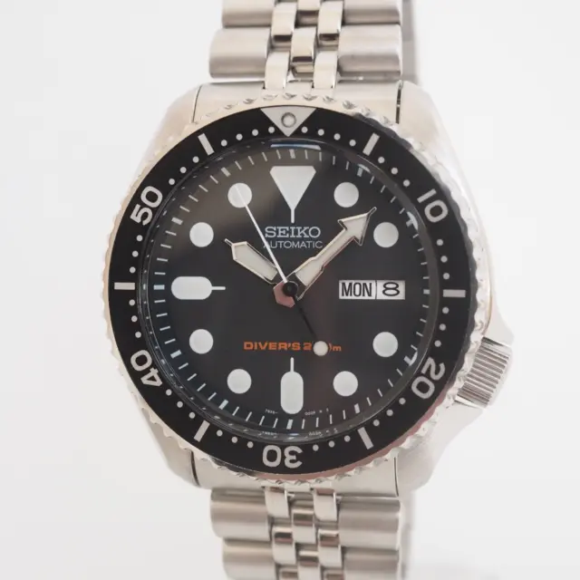 Seiko Black Boy SKX007/7S26-0020 Automatic Divers Men's 42 mm Used Video