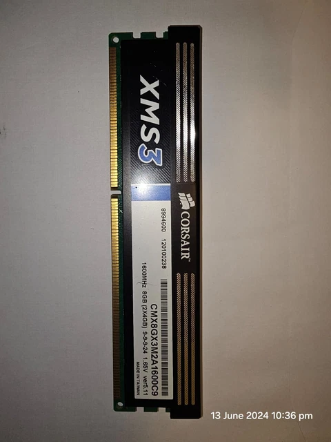 Corsair xms3 cmx8gx3m2a1600c9 2025