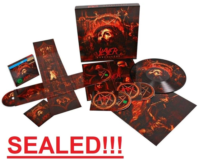 Slayer - Repentless BOX-SET CD DVD Blu-Ray Picture Disc LP Vinyl Digipack live