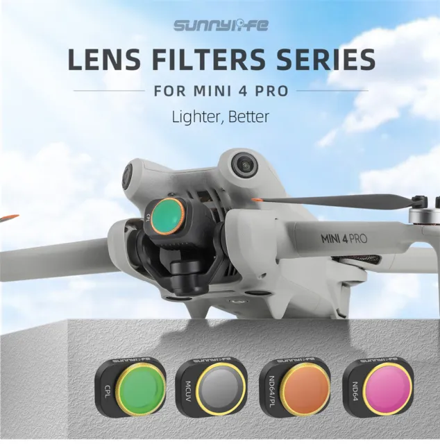 Drone Lens Filters CPL Filters ND256 ND64/PL ND32/PL MCUV for DJI Mini 4 Pro