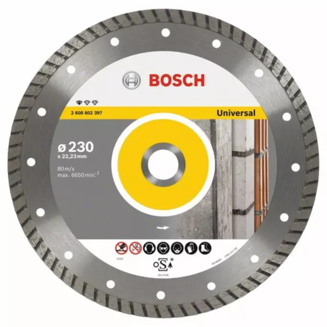 BOSCH Ø 230 MM Disque à Tronçonner Diamanté Standard pour Universel