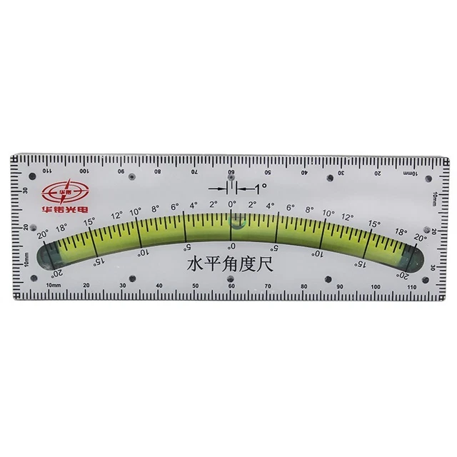 Misuratore angolo inclinazione resistente 0-20 gradi lunghezza angolo inclinazione plastica 0-20 gradi