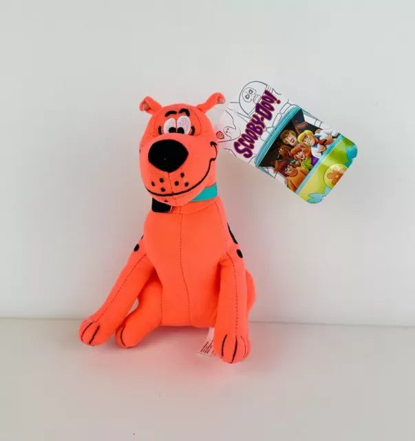 Scooby Doo & The Mystery Gang Plush Stuffed Animal 9" Canine Neon Cartoon Scoob