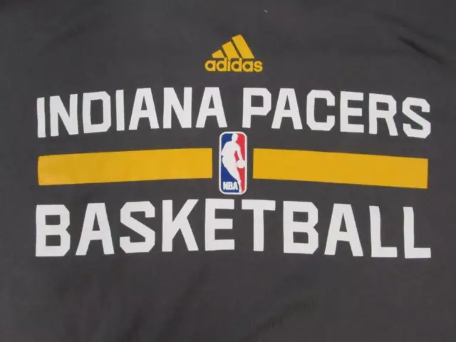 NEW INDIANA PACERS Basketball Mens Size 4XL 4XLarge Gray Adidas Hoodie ...