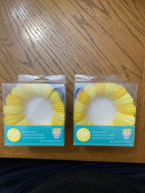 **Wilton Large Baking Cups 12/Pkg-Large Flower 2 PACKS**