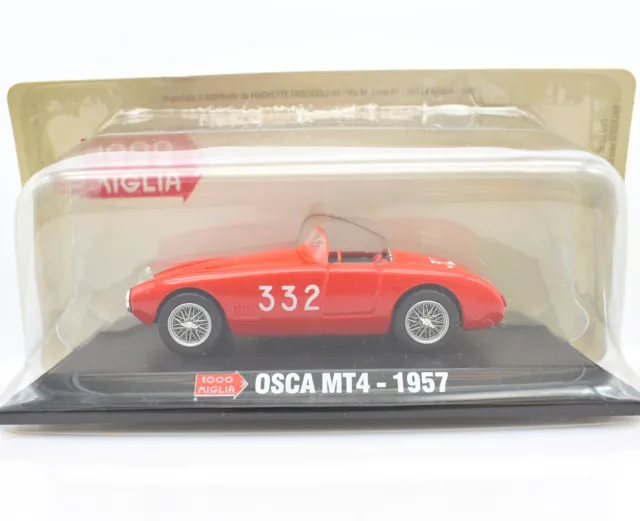 Models Car 1000 Miles Scale 1:43 Osca MT4 diecast collection IXO vehicles