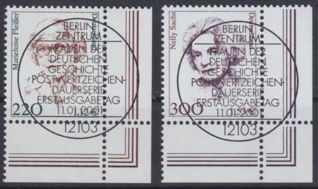 Bund 2158/9 SStpl. Freim. Ausg. Frauen, mit FDC Sonderstempel BERLIN