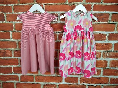 Baby Girls Bundle Age 18-24 Months Bluezoo M&S Summer Dress Floral Stripe 92Cm