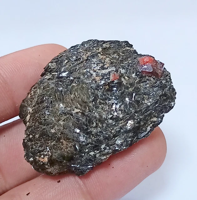 150 Ct Blood Red Zircon Mineral Specimen From Skardu Pakistan