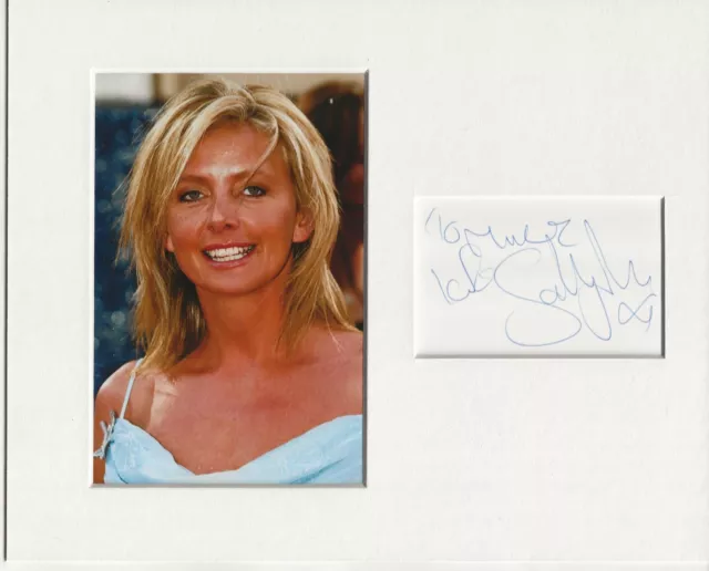 Sally Meen GMTV signed genuine authentic autograph signature AFTAL 73 COA