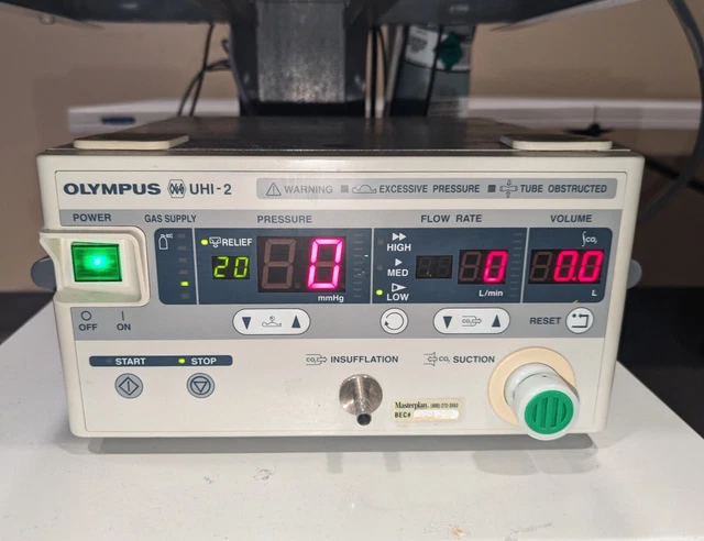 Olympus UHI-2 High Flow Insufflation Unit with Gas Hose/Yoke