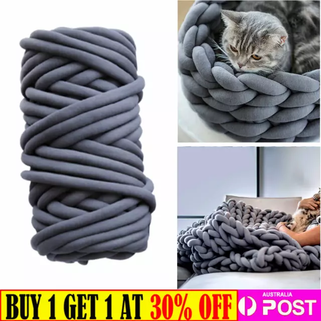 Super Soft Chunky Wool Gaint Yarn DIY Bulky Arm Knitting Roving Crocheting  Mat
