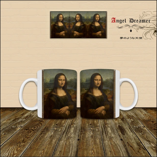 Chaussettes La Joconde Mona Lisa - Leonard De Vinci - Taille Unique 36-42 - Femme - Neuves