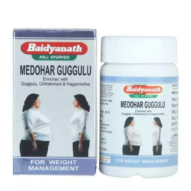 Baidyanath Medohar Guggulu utile dans la gestion du poids du stress et de...