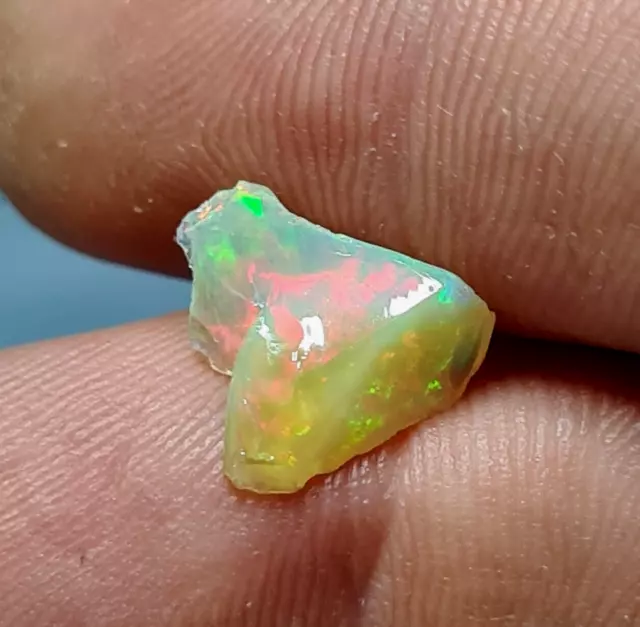 Ethiopian Wello Opal Rough 2.50 cts Natural Gemstone Mixed Fire Uncut