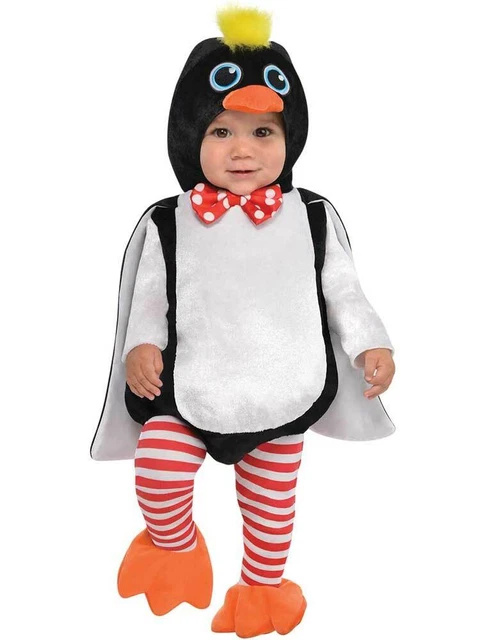 Pinguino polpette bambino bambino nuovo costume costume ragazzi ragazze libro giorno della settimana
