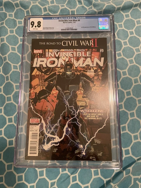 Invincible Iron Man #9 CGC 9.8 1st Full Appearance Riri Williams