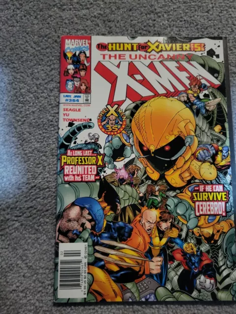 Uncanny X-Men #364 The Hunt for Xavier Part 5 of 6 Marvel Comics 1999