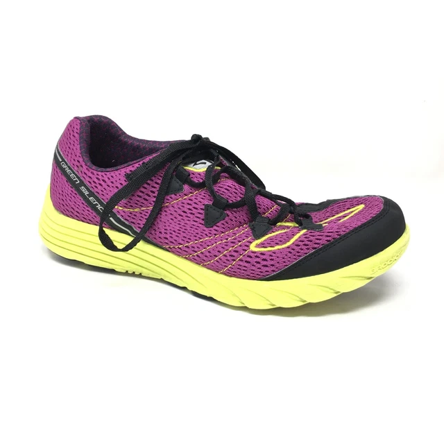 Green silence running online shoes
