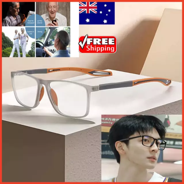 Men's For Sports Ultra-Light Anti-Blue Light Presbyopic Glasses Reading Glasses