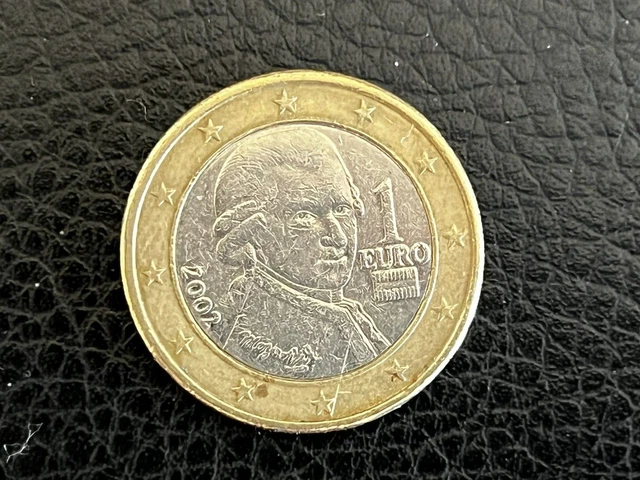 PIECE 1 EURO AUTRICHE 2002 MOZART EUR 1,00 - PicClick FR