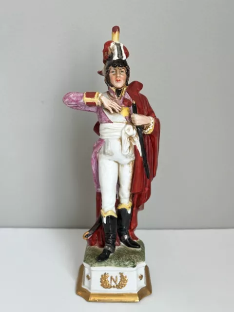 Vintage Capodimonte Napoleonic General Soldier Naval Officer Di Pietro Murat