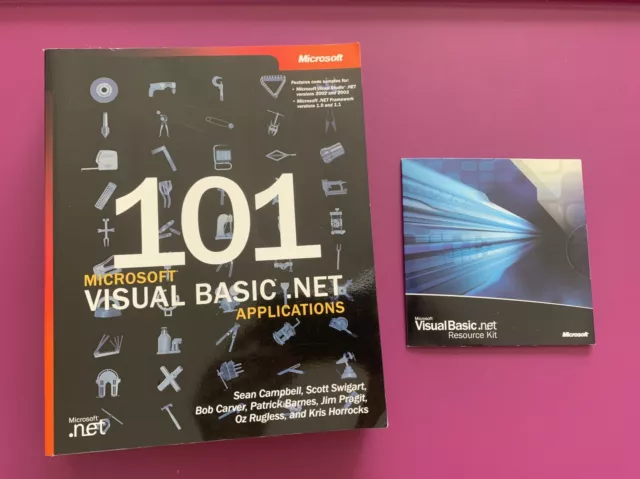 New Sealed microsoft visual basic net resource kit CD Book Product Key