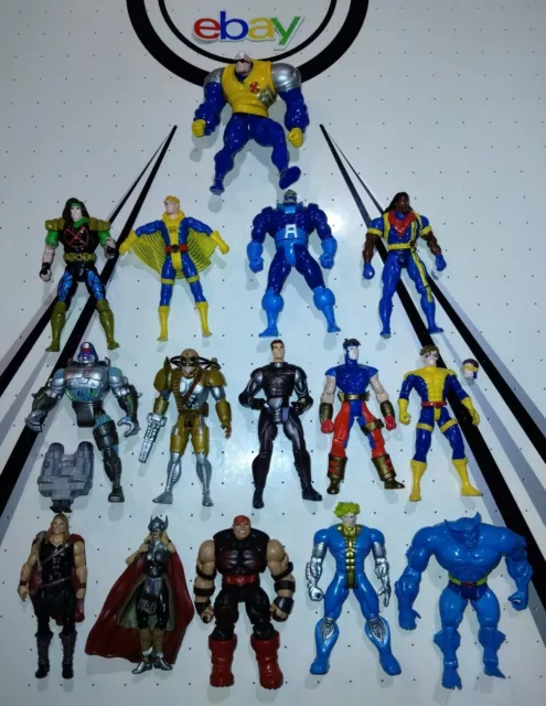 15 PC LOT Vintage Marvel X-Men X FORCE Action Figures Toy Biz 1994 APOCALYPSE