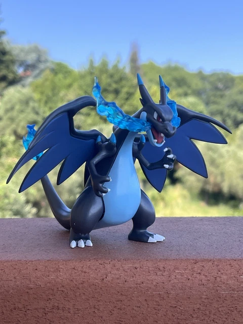 Collection Pokémon TOMY 1997 - Set De Figurines Boîte Métal Charizard Glow In Dark