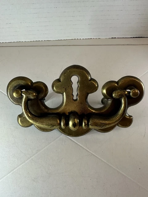 Vintage Style Antique Bronze Bail Drawer Pulls - 1.5" Center Drop Swing Handles For Cabinets & Furniture