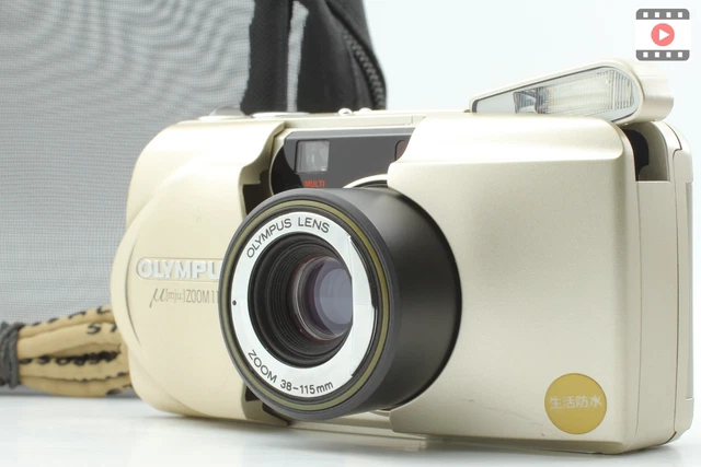 ［Near MINT］Olympus Mju μ Zoom 115 Deluxe Point & Shoot 35mm Film Camera /JAPAN