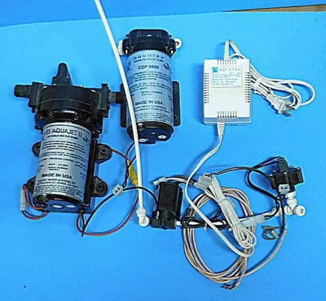Motorhome RV Water System Aquatec Boost Pump  Aquajet II Water Pump  & Accessori