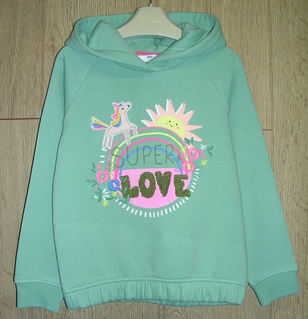Abito con cappuccio NEXT M&S PRIMARK ecc. Pacchetto top jeans per ragazze età 4-5 110 cm 2
