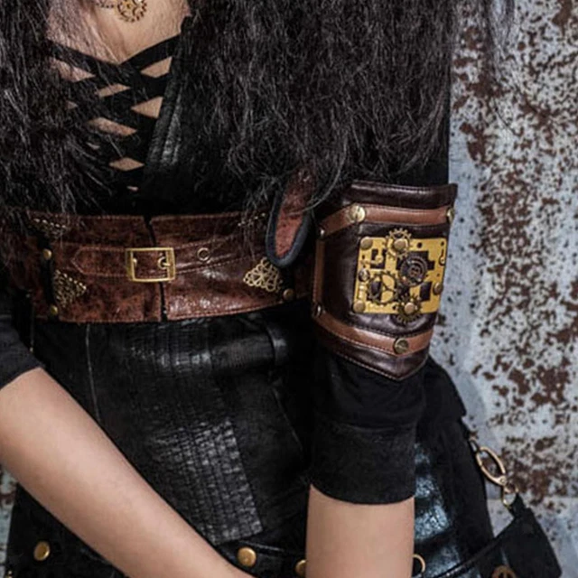Fascia Da Braccio Retrò Steampunk Da Guardia Del Braccio Per Spettacoli