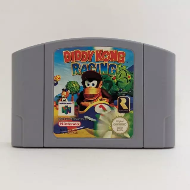 Very Good Condition! Genuine Nintendo 64 N64 Diddy Kong Racing Game Cart PAL AUS