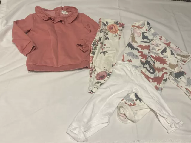 Pacchetto abbigliamento bambine età 9-12 mesi x5