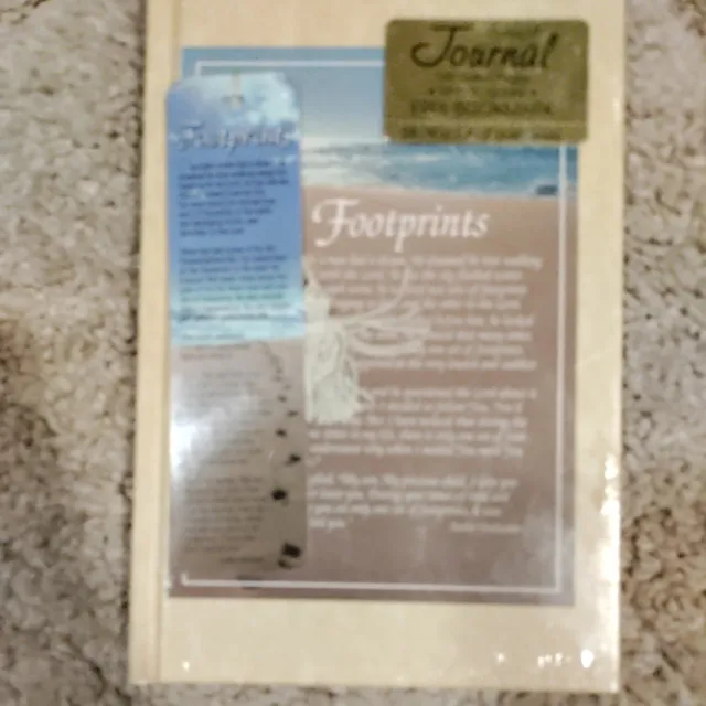 ⭐Footprints Journal With Scripture⭐NEW SEALED