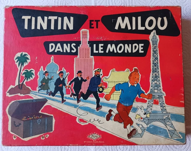 Jeu De Société Tintin Et Milou – Le Monde Montbrison – Complet Et Vintage