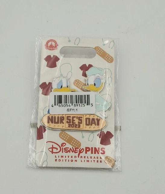 DISNEY PARKS NURSES Day Donald & Daisy Duck Limited Release Pin 2023