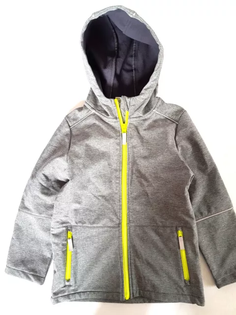 Softshell Jacke von Topolino für Jungen Gr. 122 Farbe hellgrau neu mit Etikett