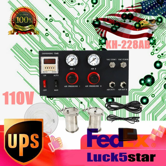 AB UV Mixing Glue Paste Dispensing Machine 1:1 Mixing Ratio + 2 Doming Tanks
