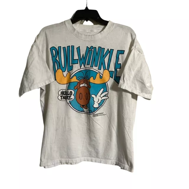 Vintage 1992 Rocky and Bullwinkle and Friends T shirt