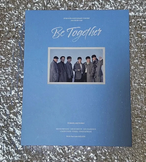 BTOB 10TH ANNIVERSARY Concert 2022 Be Together DVD 2 discs poster