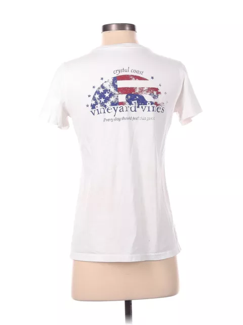 VINEYARD VINES WOMEN White Short Sleeve T-Shirt XS $34.74 - PicClick