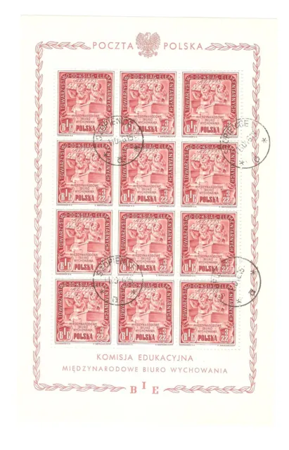 Polen Briefmarken 1946 Erziehungs- Kommission Mi. KB 445 gestempelt geprüft