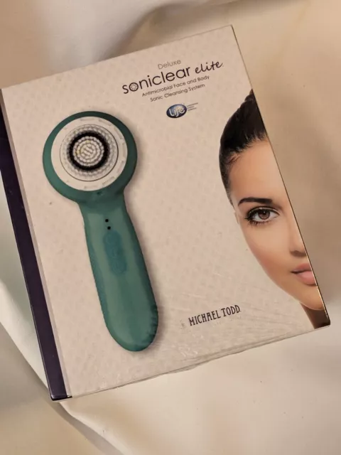 Micheal Todd Deluxe Soniclear Elite Antimicrobial Sonic Skin Cleaning System NEW