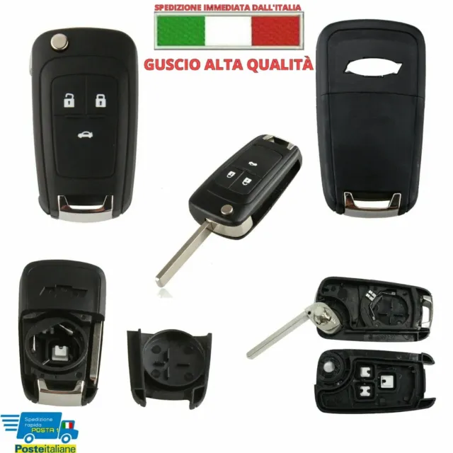 Guscio Chiave Cover Telecomando 3T Per Chevrolet Matiz Spark Aveo Captiva Cruze