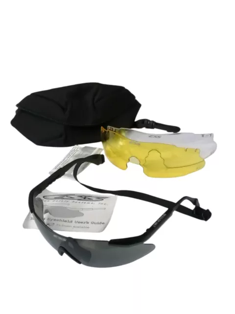 BRITISH ARMY ISSUE ESS ICE 2.4 Eyeshield Glasses Case Lenses Military Surplus 33.99 PicClick UK